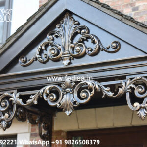Contemporary House Elevation Iron Feature Concepts No-1315