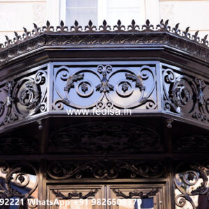 House Elevation Iron Design with Modern Artistic Features No-1318