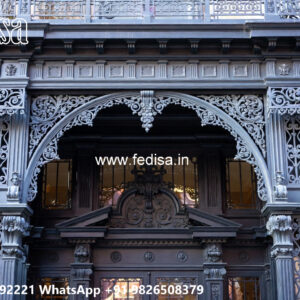 Decorative Iron Balcony House Elevation Inspirations No-1328
