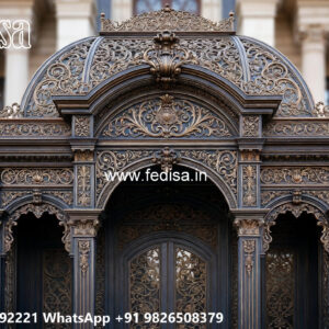 Premium Iron Front House Elevation Patterns No-1332
