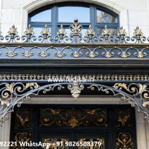 Decorative House Front Iron Structural Ideas No-1339
