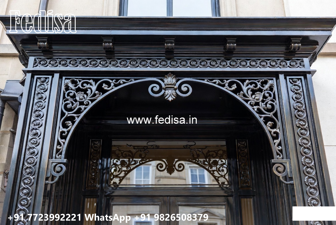 Attractive Iron Exterior Wall House Design No-1342