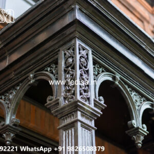 House Elevation Iron Design with Stylish Outdoor Panels No-1348