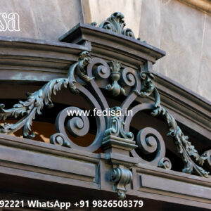 House Elevation Iron Design with Contemporary Metal Appeal No-1385