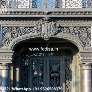 House Elevation Iron Design with Attractive Structural Concepts No-1391