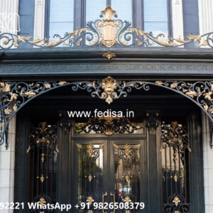 Luxury Exterior House Front Iron Design No-1392