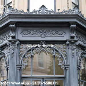 Attractive House Exterior Iron Wall Design No-1408