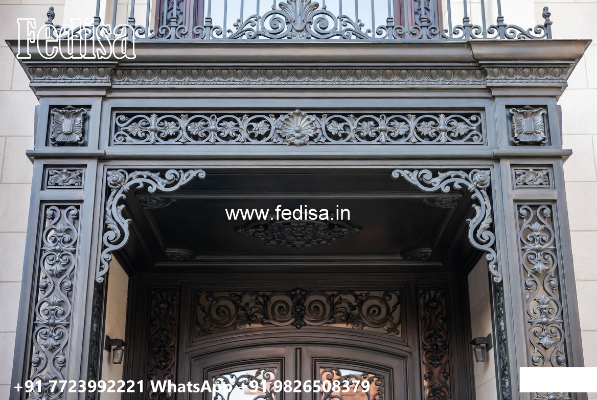 Luxury House Front Iron Panel Inspirations No-1421