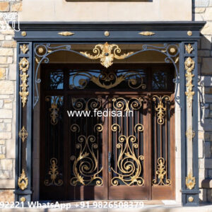 House Elevation Iron Design with Elegant Artistic Structure No-1441