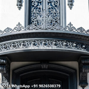 House Elevation Iron Design with Stylish Luxury Exterior No-1444