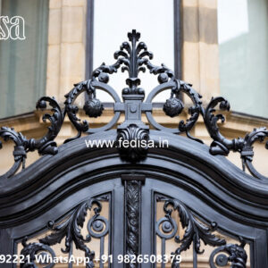 House Elevation Iron Design with Stylish Artistic Appeal No-1456