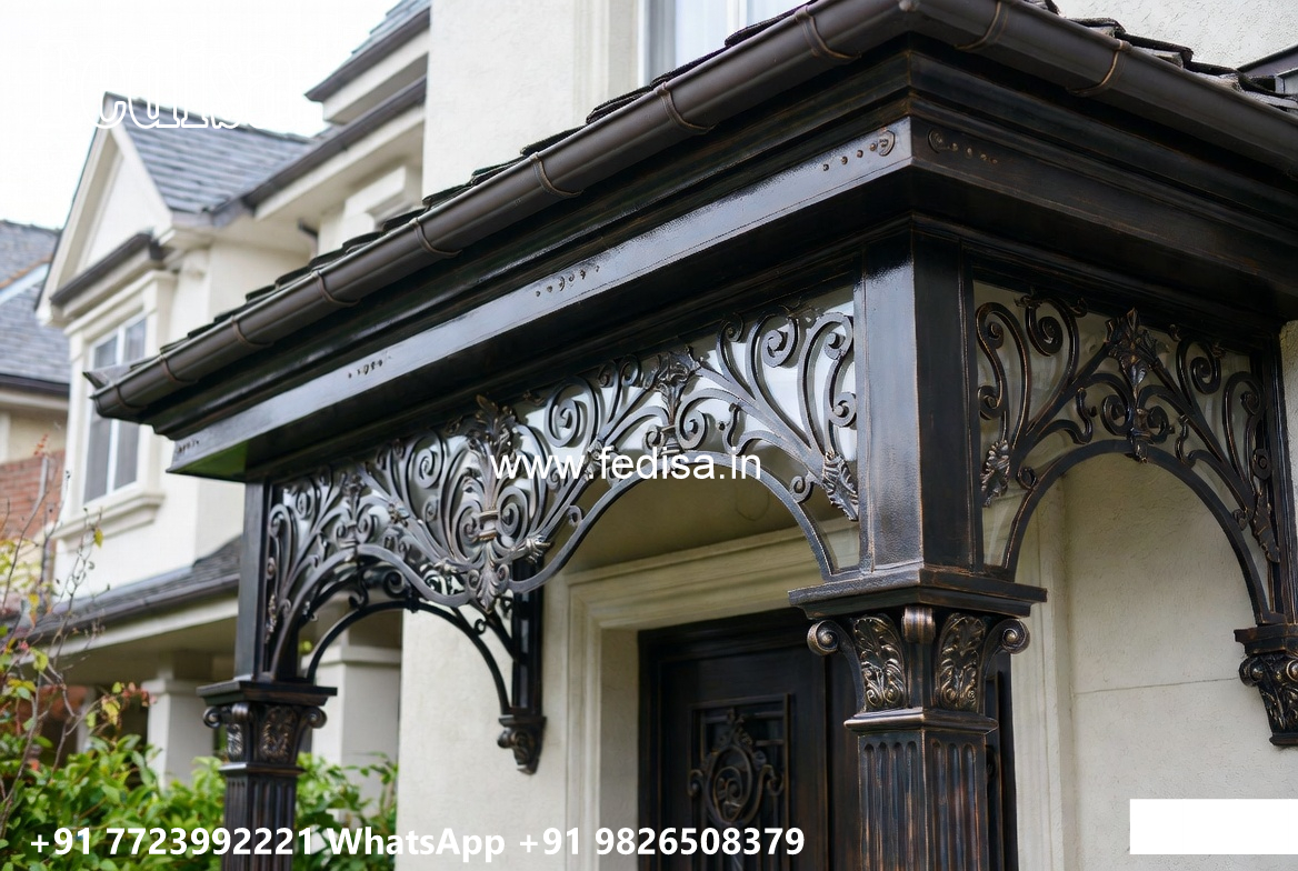 Decorative Exterior Iron House Elevation Patterns No-1475