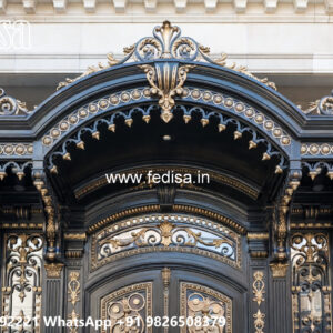 Premium Villa Elevation Iron Design for Modern Villas No-1505