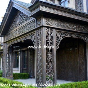 Elegant Iron Design for Villa Front Elevation No-1507