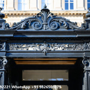 Modern Villa Front Iron Structure Design No-1521