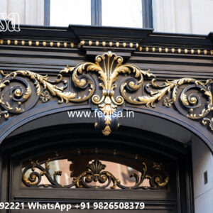 Premium Villa Elevation Iron Front Design No-1529
