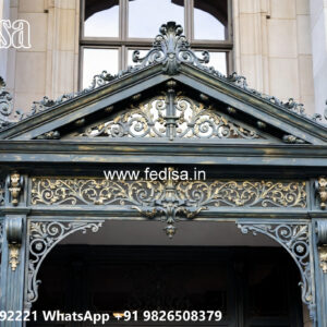 Stylish Villa Front Iron Decorative Concepts No-1532