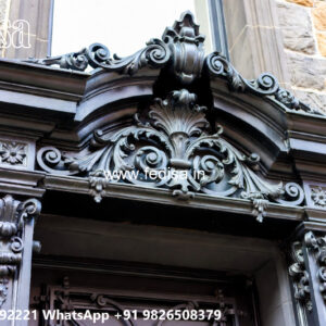 Luxury Villa Elevation Iron Art Design No-1533
