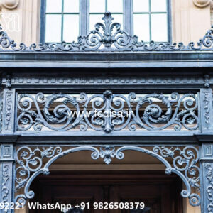 Stylish Decorative Iron Villa Front Concepts No-1542