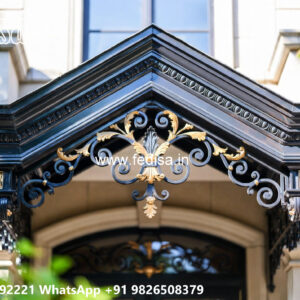 Elegant Villa Front Iron Cladding Concepts No-1546