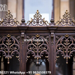 Villa Elevation Iron Design with Elegant Front Style No-1552