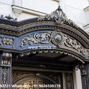 Modern Villa Front Iron Art Concepts No-1554