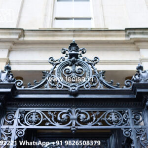 Luxury Villa Elevation Iron Exterior Beauty No-1567