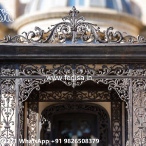 Modern Villa Front Iron Decorative Framework No-1584