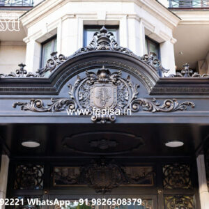 Luxury Villa Elevation Iron Geometric Concepts No-1603