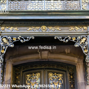 Elegant Villa Exterior Iron Mesh Inspirations No-1636