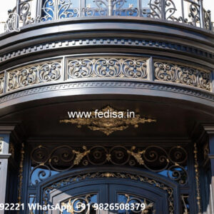 Premium Villa Front Iron Structural Design No-1639