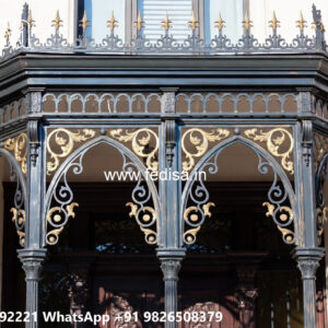 Stylish Villa Exterior Iron Panel Ideas No-1656
