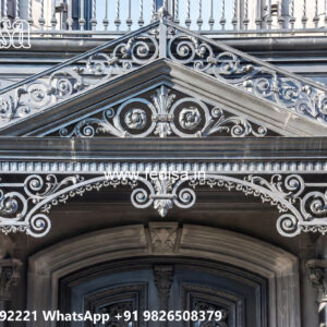 Premium Decorative Iron Mesh Villa Exterior No-1659