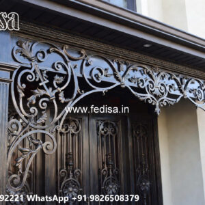 Premium Villa Exterior Iron Geometric Inspirations No-1670