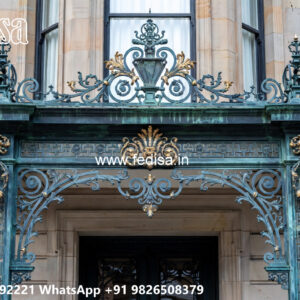 Premium Villa Exterior Iron Decorative Framework No-1676