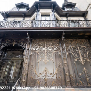 Decorative Exterior Iron Framework for Luxury Villas No-1690
