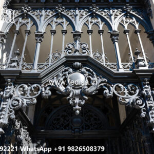 Villa Elevation Iron Design with Attractive Artistic Style No-1693