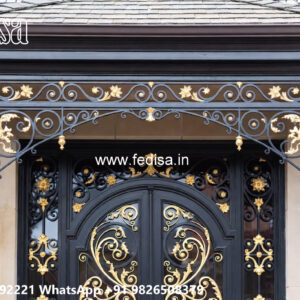 Premium Villa Exterior Iron Feature Wall Inspirations No-1697
