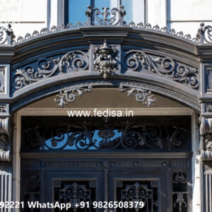 Stylish Iron Exterior Design for Luxury Villas No-1702