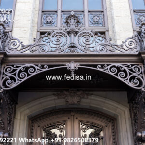 Luxury Decorative Iron Balcony for Villa Elevation No-1711