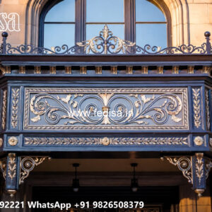 Villa Elevation Iron Design with Artistic Luxury Finish No-1713