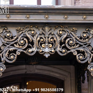 Villa Elevation Iron Design with Elegant Front Beauty No-1716