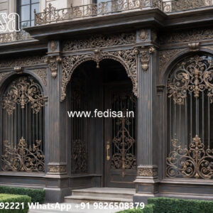 Attractive Villa Iron Exterior Wall Patterns No-1717