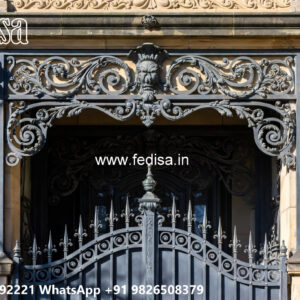 Luxury Villa Exterior Iron Balcony Inspirations No-1740