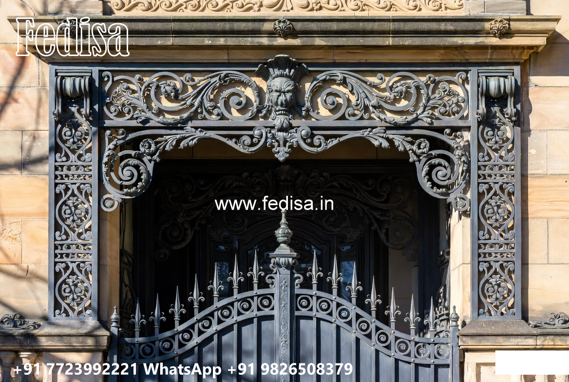 Luxury Villa Exterior Iron Balcony Inspirations No-1740
