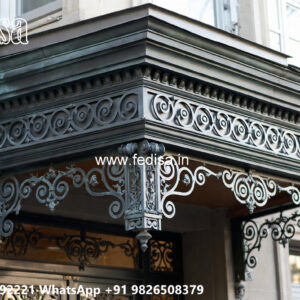 Villa Elevation Iron Design with Contemporary Luxury Beauty No-1747