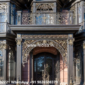 Premium Decorative Iron Balcony for Luxury Villas No-1752