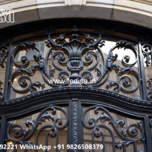 Contemporary Villa Exterior Iron Geometric Beauty No-1755