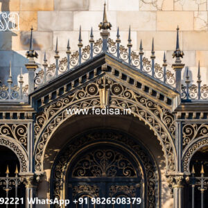 Modern Villa Front Iron Balcony Inspirations No-1771