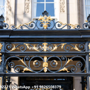 Contemporary Villa Front Iron Cladding Inspirations No-1786